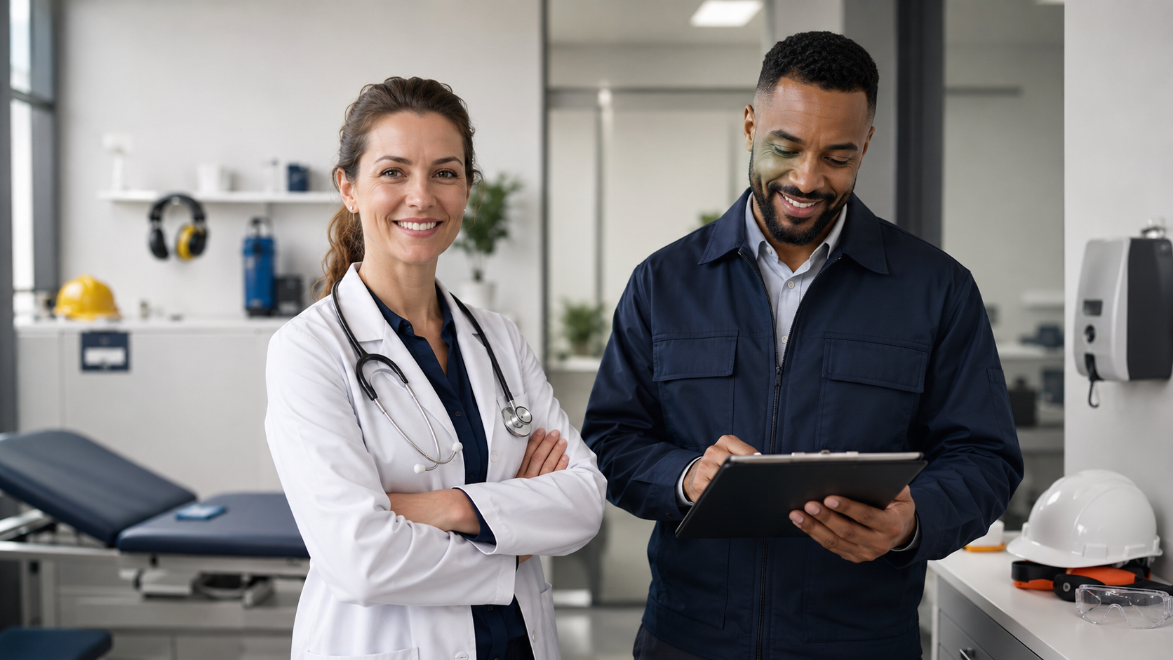 Médica e Engenheiro do Trabalho